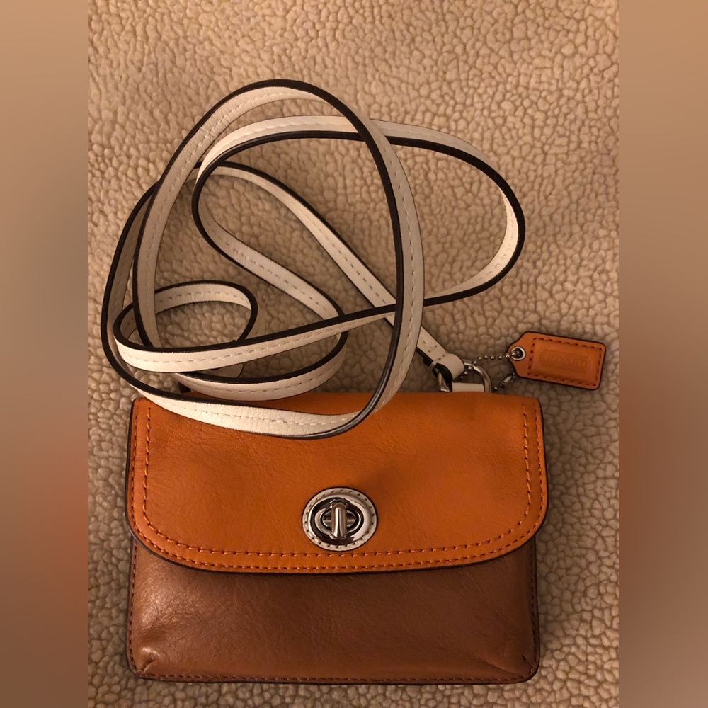 Coach -  Park Dylan colorblock leather crossbody bag wallet